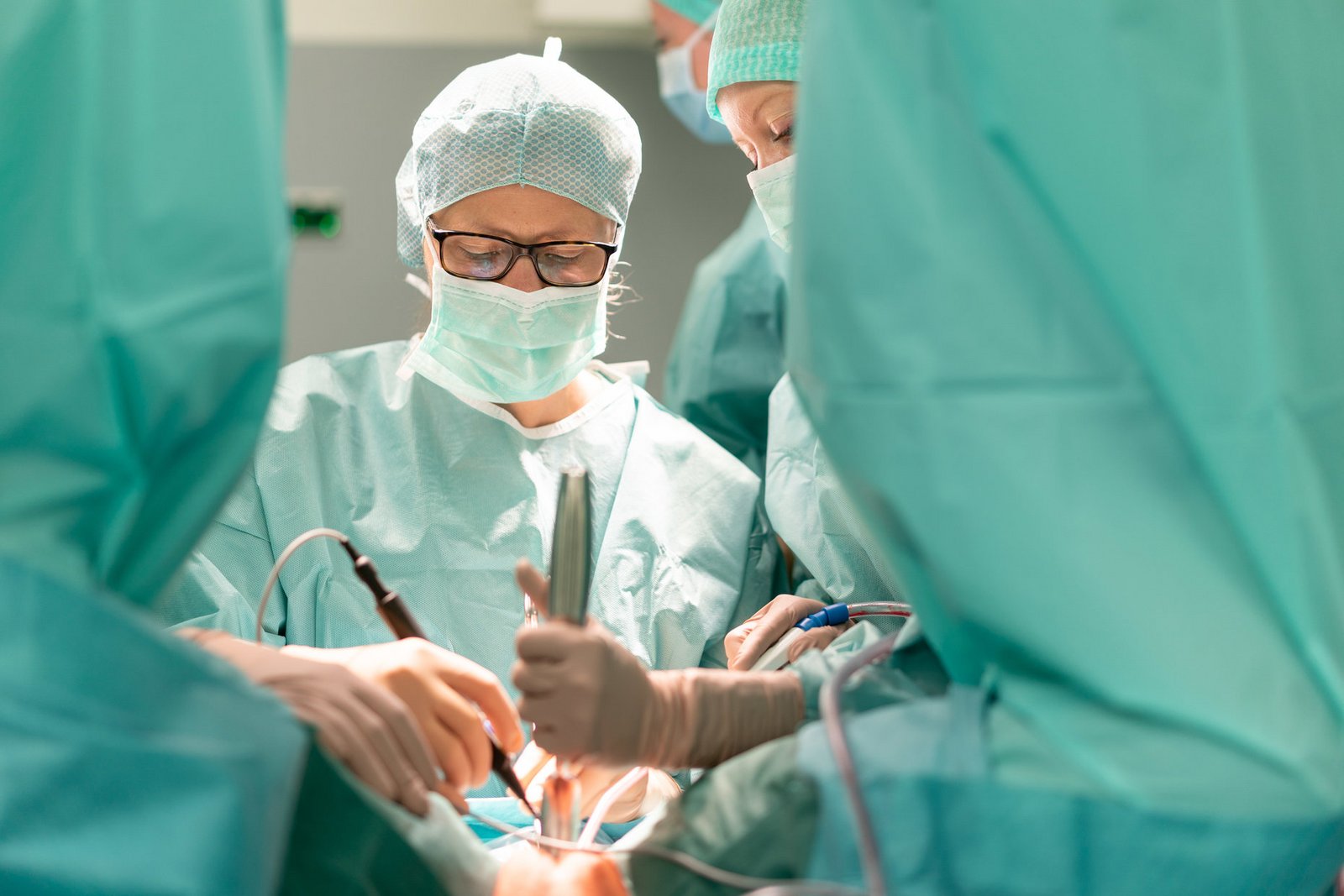 Operation in der Klinik für Urogynäkologie