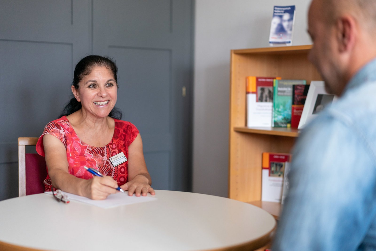 Therapiegespräch in der Psychiatrischen Tagesklinik Wedding